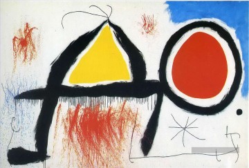 Joan Miró œuvres - Personnage devant le Soleil Joan Miro